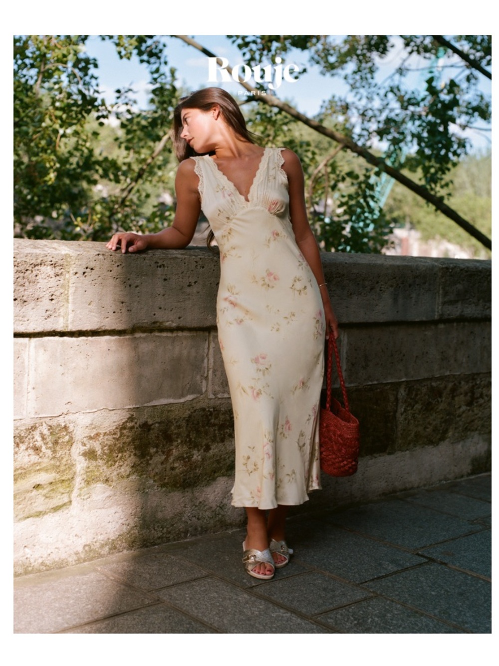 ALL SAINTS DRESS MAXI FLORAL IVORY 6 - Picture 12 of 12